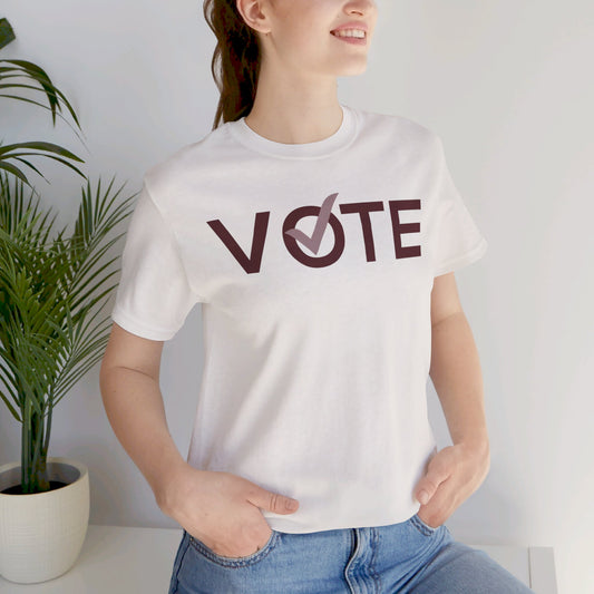 VOTE Unisex Jersey Short Sleeve Tee